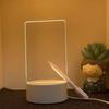 USB Powered LED Desk Lamp 3D Glow Effect Bedside Night Light  Bedside Lighting
