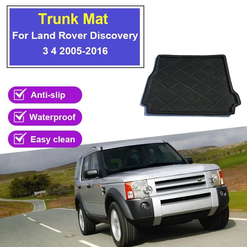 Car Rear Trunk Mat EVA For Land Rover Discovery 3 4 LR3 LR4 L319 2005-2016 Mat Cargo Trunk Boot Tray Floor Rug Parts Accessories