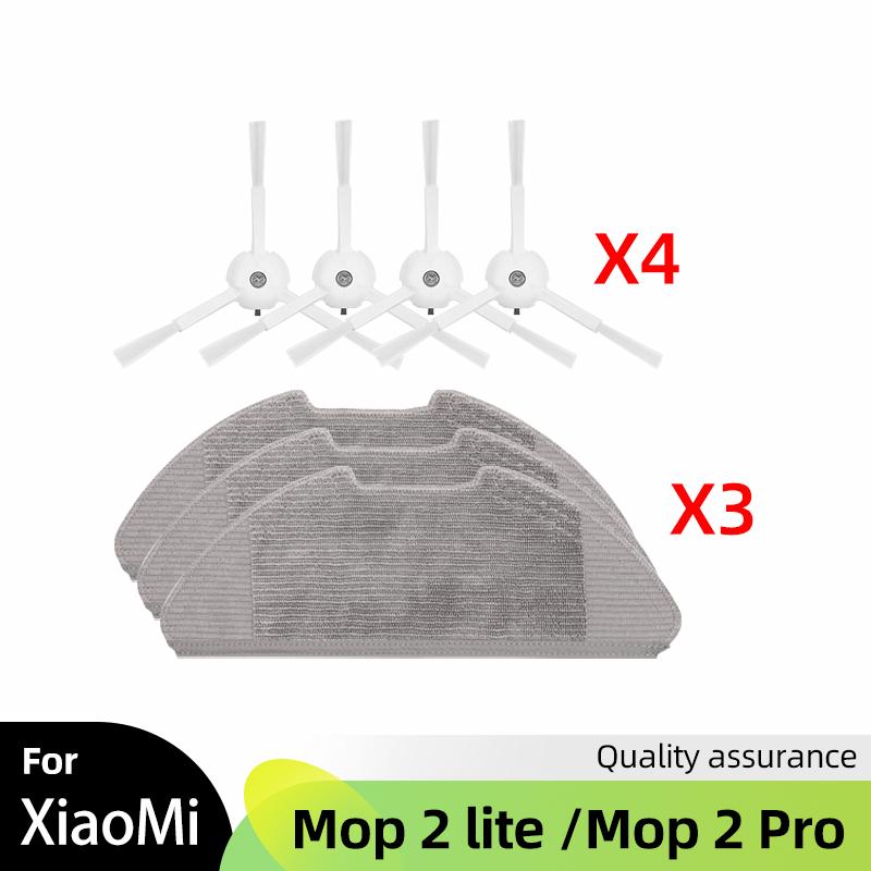 For Xiaomi Mijia Robot Vacuum Mop 2 Lite / Mi Robot Vacuum Mop 2 Pro / MJSTL / MJST1SHW Parts Main Side Brush Hepa Filter Mop