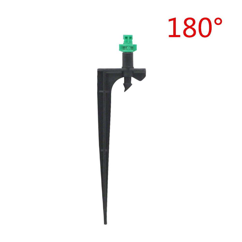 5/50 Pcs Garden Irrigation Simple Refraction Nozzle Watering Flower Mist Nozzle Threaded Connection 90/180/360 Degrees Sprayer