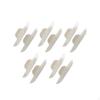 10 Pieces Sticker ExtraThin Shirt Absorbent Garment Insert Tapered Neck Tape White Collar Pad