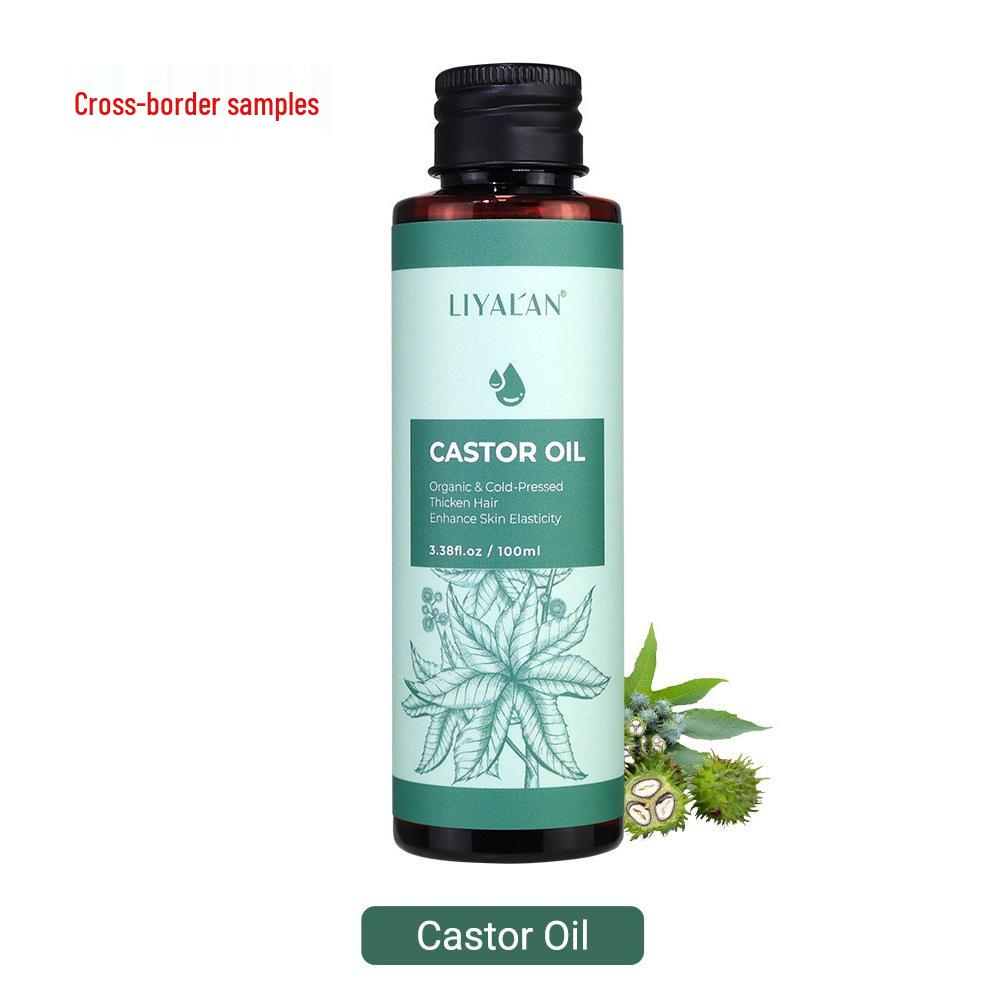 

Трансграничное касторовое масло холодного отжима: 100 мл Массажное масло для ухода за волосами и кожей.