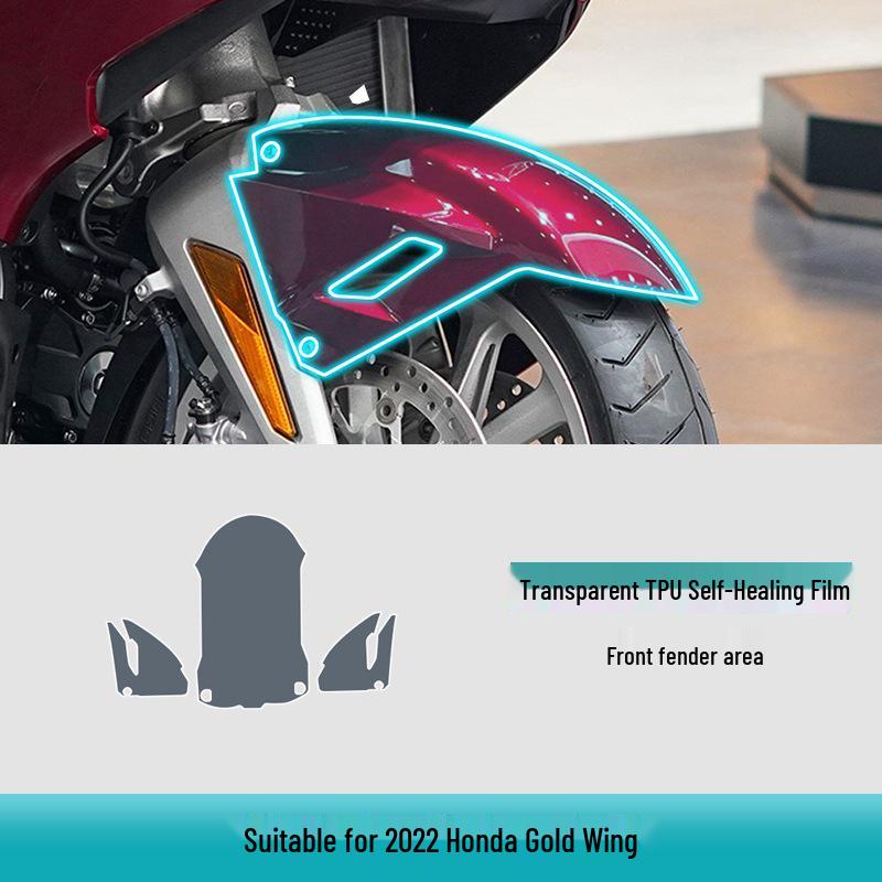 Transparante TPU Beschermfolie voor 22-23 Honda Gold Wing Motorfietshoezen