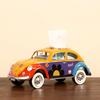 Retro Beetle Car Paper Towel Holder - Creative Iron Art Tissue Box Home Decoration Ornament