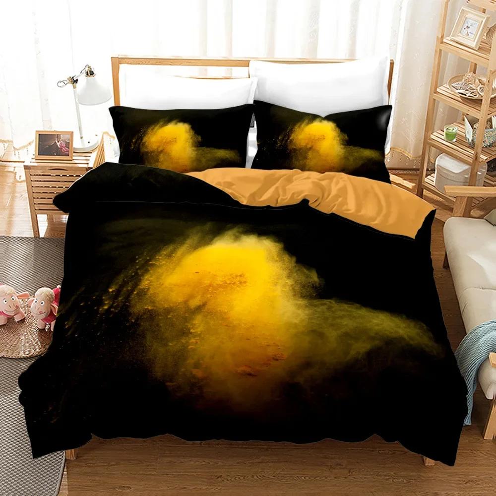 

Dropship Bedding Set Western Housse De Couette Microfiber Fabric Duvet Cover Sets Pillowcases California King Bed Comforters New EU Single(135*200cm)3pcs