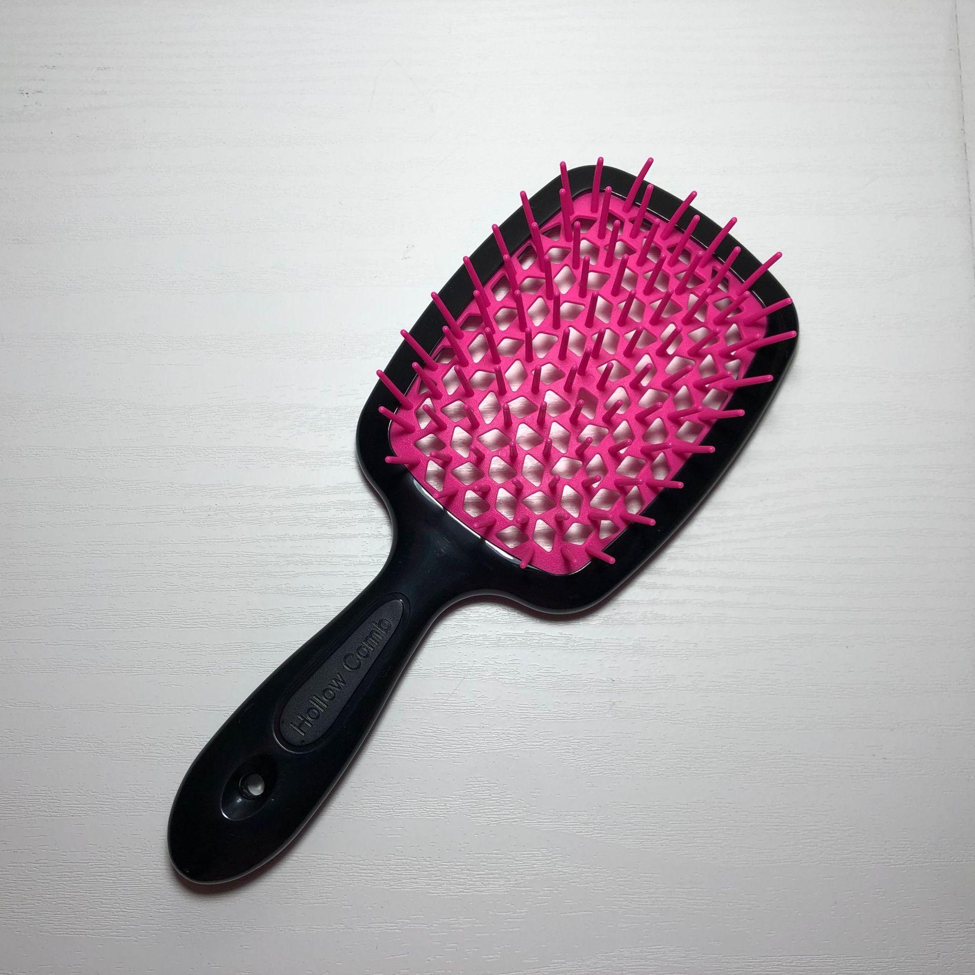 

1 шт. расчески с широкими зубцами на воздушной подушке, женская расческа для массажа кожи головы, щетка для волос, выдалбливаемая домашний салон, сделай сам, парикмахерский инструмент