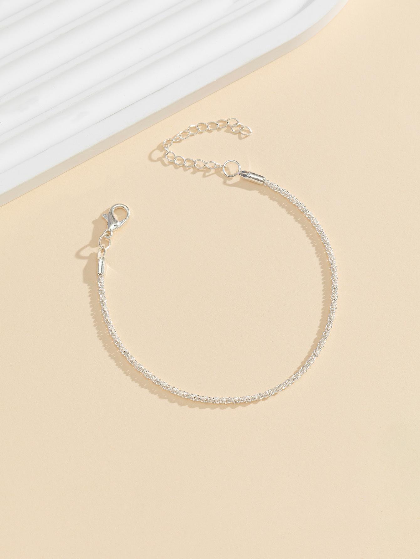 

Starry Sky Bracelet Minimalist Shiny Jewelry Gift for Women Girls Best Friend серебряный