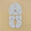 Baby Bow Headband & Socks Set - Newborn Hat & Accessory Bundle