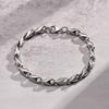 6,4 mm breite Gliederkettenarmbänder für Herren, Neue Mode Wasserdichte Edelstahlketten Armband Geschenk für Ihn Schmuck