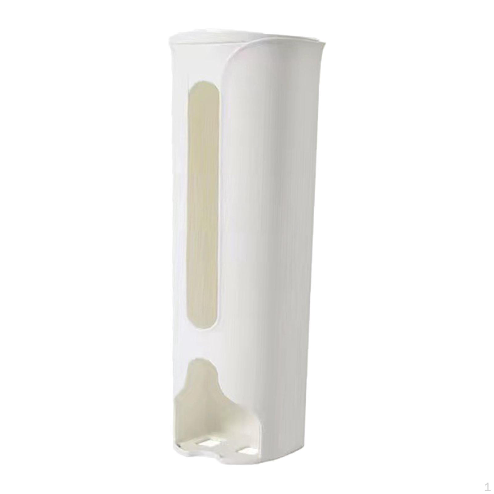 

Держатель и диспенсер для продуктовых пакетов, настенный держатель для мусора, диспенсер для мусора белый