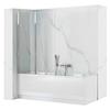 PANTALLA DE BAÑO CROMADA ÁGATA 100