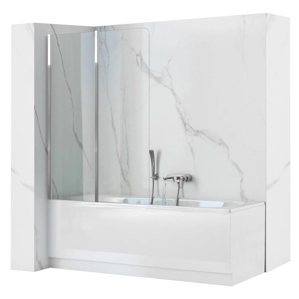 PANTALLA DE BAÑO CROMADA ÁGATA 100
