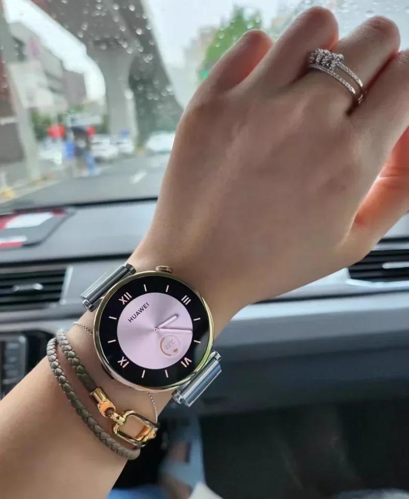 18mm Stainless Steel Band For Huawei Watch GT6-5-4 41mm Metal Women Luxury Bracelet Huawei Watch 5/GT5 Pro 42mm Correa Accessory