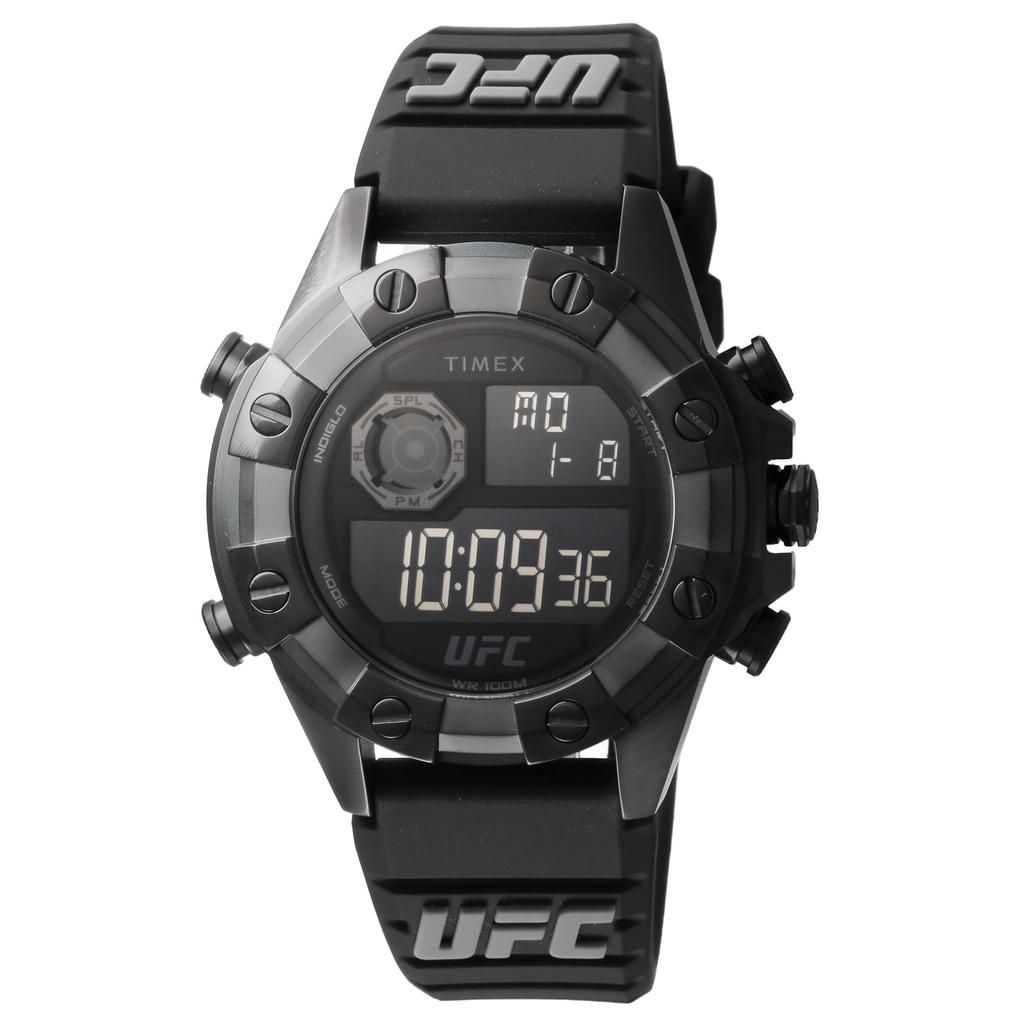 Watch UFC Kick Digital Quartz 10 ATM Water Resistant Mineral Glass TW2V87000 Black [TIMEX] 51.5mm Men's [Item]