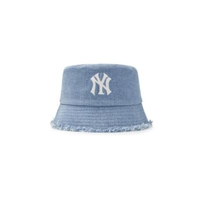 MLB Cap NQK 7AHTV015N-50WHS Varsity Denim Bucket Hat New York Yankees