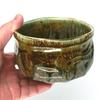 Mino Ware Matcha Bowl Gift Set In a Wooden Featuring a Glaze and Green Approximately Matcha Tea Tea and a Set of Four Seasons from Yamakatsu Mino Made