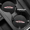2Pcs Car Emblem Cup Groove Pad Anti Fouling Pad For MINI Cooper JCW Countryman Clubman Cabrio Paceman Coupe Roadster Clubvan