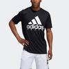Adidas Bos Hoops Tee Round Neck Short Sleeve Men Tops Black GN7265