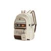 Fila Einfacher Mode-Stoffrucksack Damenrucksack Schwarz Löwenzahn-Lila Orientalisch-Weiß F13W419161F