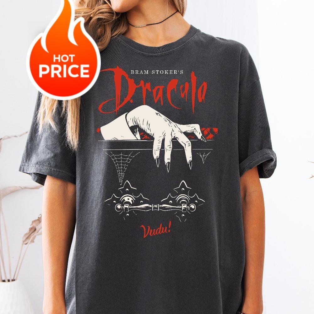 Bram Stokers Dracula Tshirt Gothic horror movie Tshirt unisex pure cotton crew neck short sleeve t shirt Women S