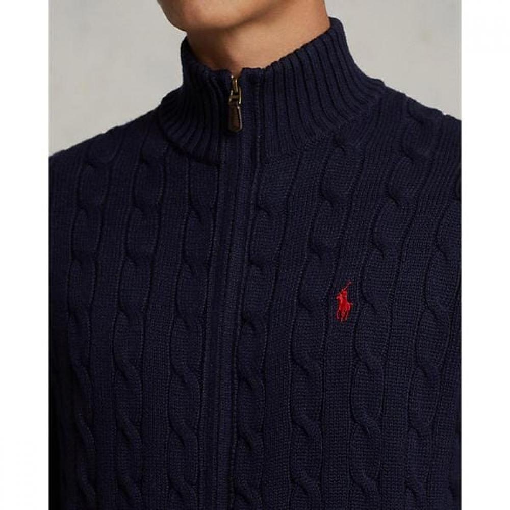 Polo Ralph Lauren Men S Cable Knit Cotton Full Zip Sweater mnpoSwe16821353400