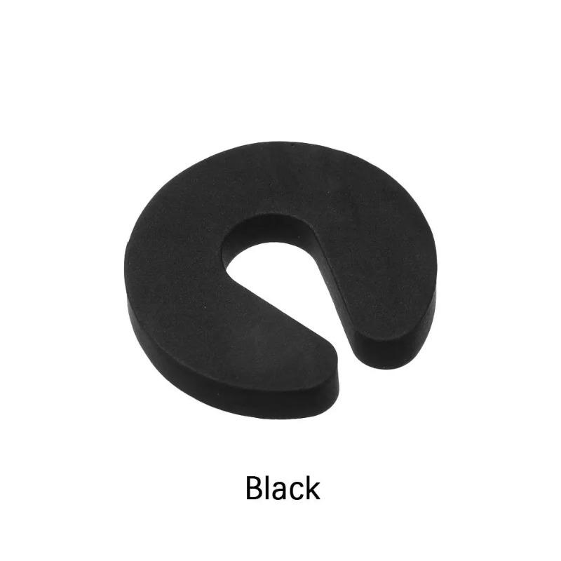 

1PC Pure Color Soft Foam Door Stopper Kids Safety Guard Finger Protector Baby Safety Door Clip Home Bedroom Security Door Clip 10*9*1.5cm чёрный
