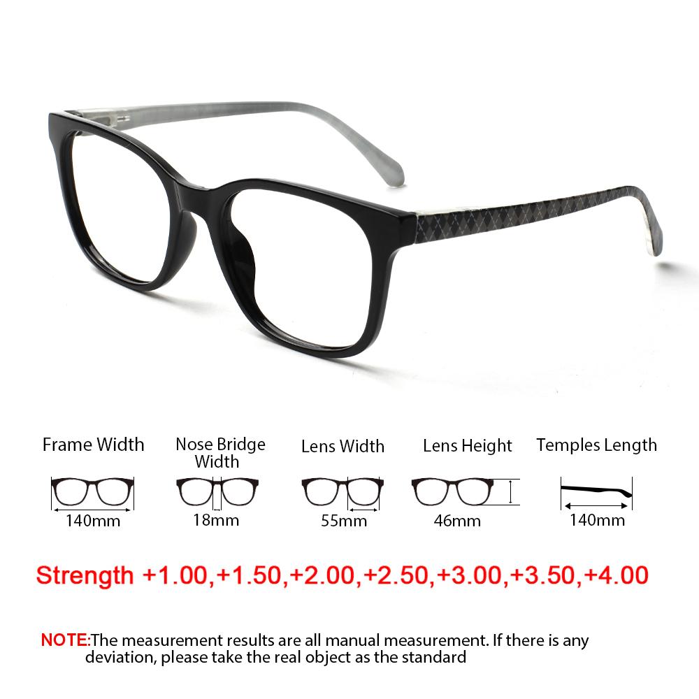 TUREZING Reading Glasses Women Men Ultralight HD Lenses Spring Hinge Presbyopic Eyewear 0-6.0
