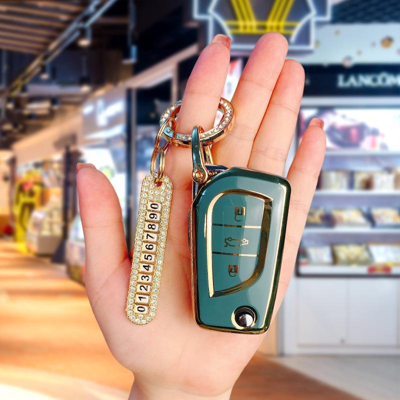 Toyota TPU Key Case for Corolla, Camry, Levin, Avalon, RAV4, C-HR, Highlander