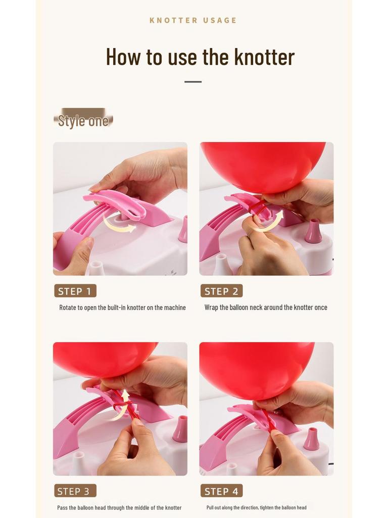 Dual-Layer Electric Balloon Inflator Pump