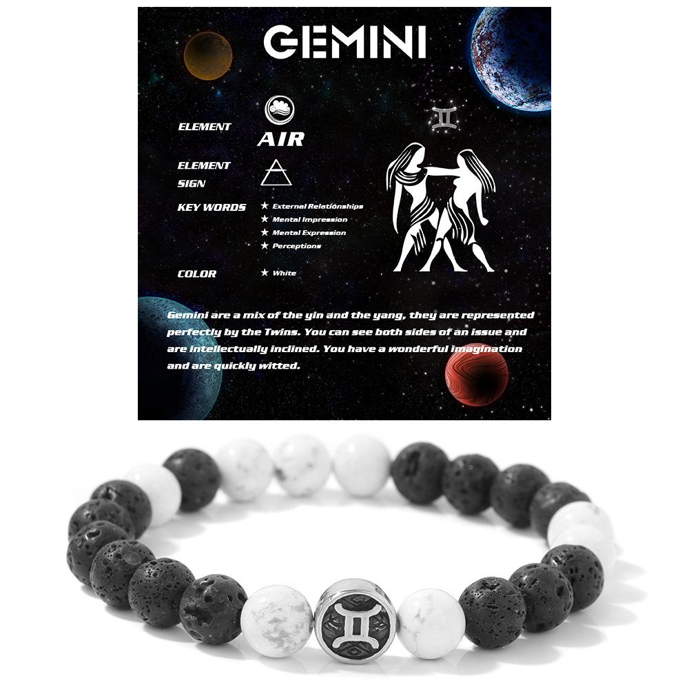 JYL TS Bracelet Planet  Braided Unisex Unique Boosts Curiosity & Luck Gemini