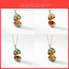 Colar Pingente de Concha Vintage com Banhos de Ouro Para Mulheres e Homens