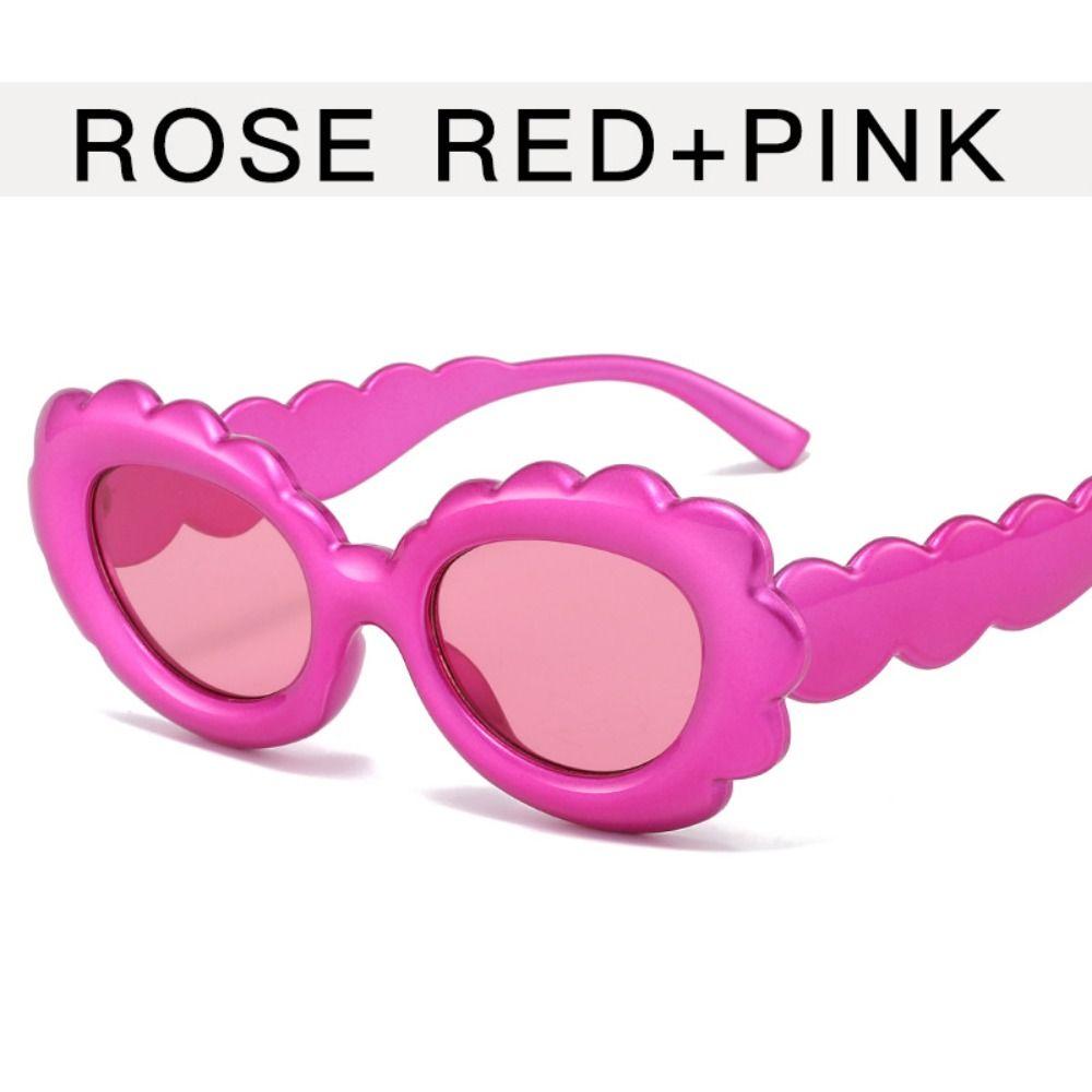 Fashion Sun Glasses Jelly Color Sunflower Flower Sunglasses New Oval Cloud Shape Sunglasses