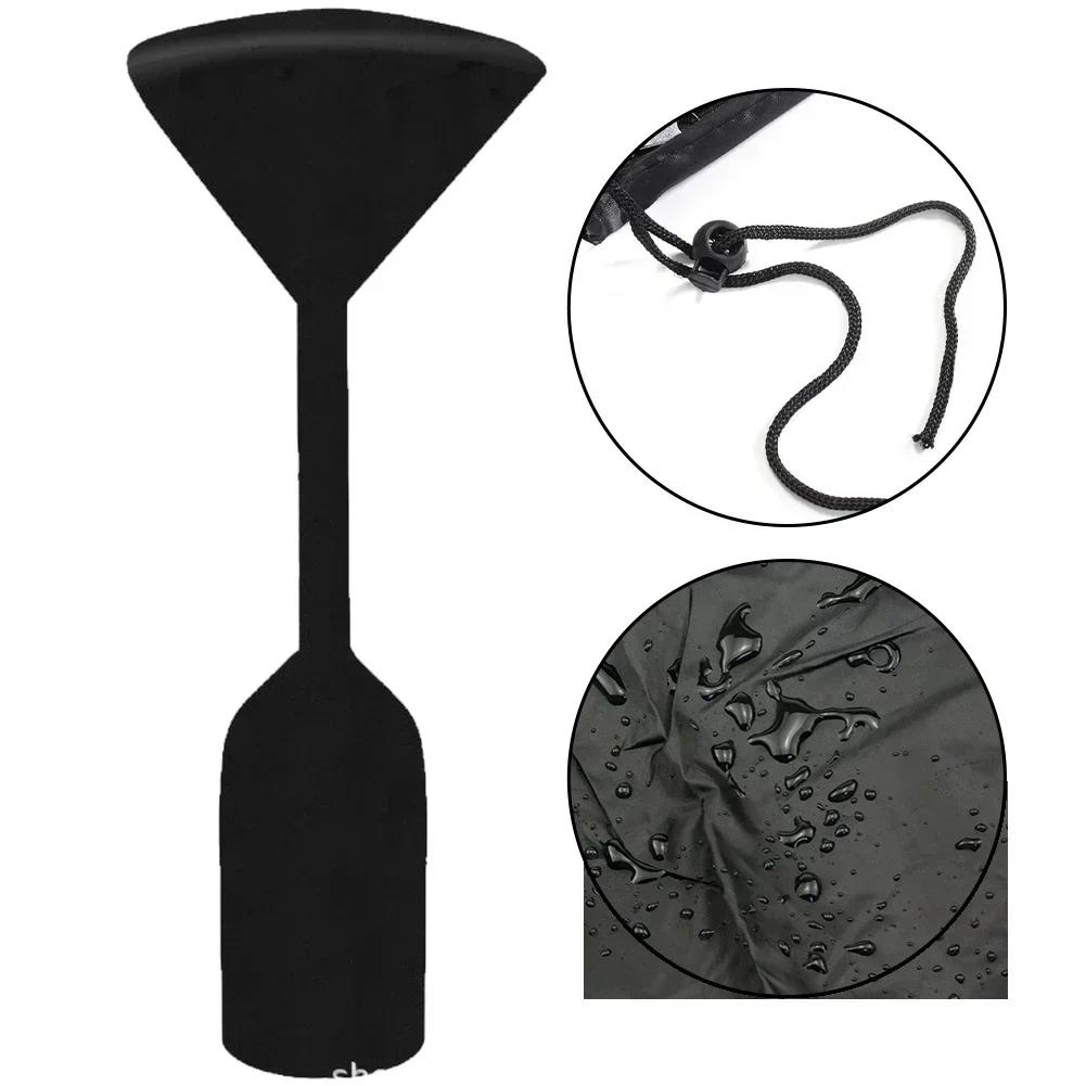 Patio Black Patio Heater Cover Full-length Zipper Weatherproof Protection UV Protection Full-length Zipper Closure China Mainland