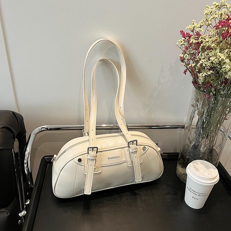 

Нишевая сумка подмышку высокого класса женская новая простая сумка для боулинга универсальная на плечо сумка-мессенджер