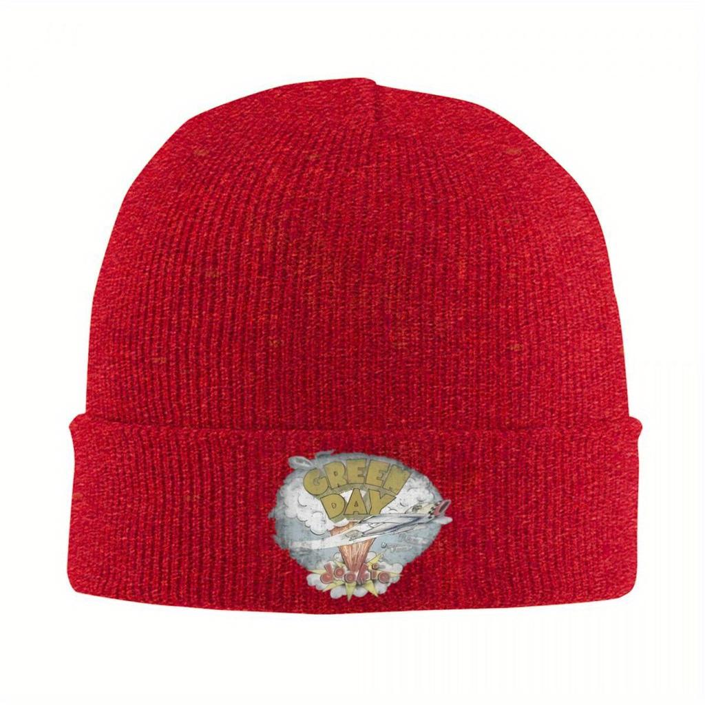 Saviors Tour Green Days Hats Autumn Winter Skullies Beanies Fashion Dookie Hip Hop Album Caps Men Women Acrylic Knitted Caps