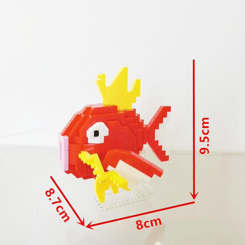 Anime Pokémon Building Blocks Assembly Anime Charizard Doll Blastoise Bulbasaur Gengar Bricks Figures Toy for Kid Gift