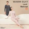 Men's and Women's Thermal Lyocell Underwear Set - Warm, Thick, Slim-Fit Base Layer for Autumn and Winter