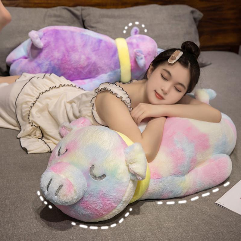 Adorable Plush Toy Pig Pillow For Sleeping Cuddly Stuffed Animal Gift