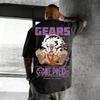 Unisex T Shirt Men Women Summer Short Sleeve Gear 5 Print Graphic Tee Casual Streetwear Y2k Tops