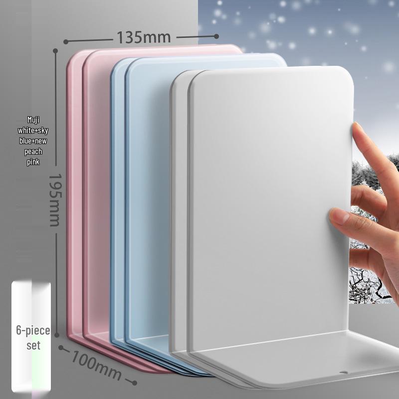 2-Piece Retractable Metal Book Stand and Bookend for Students