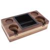 Coffee Knock Box Home Wood Splicing Coffee Filter Tamper Holder Coffee Knock Slag Storage Box Type