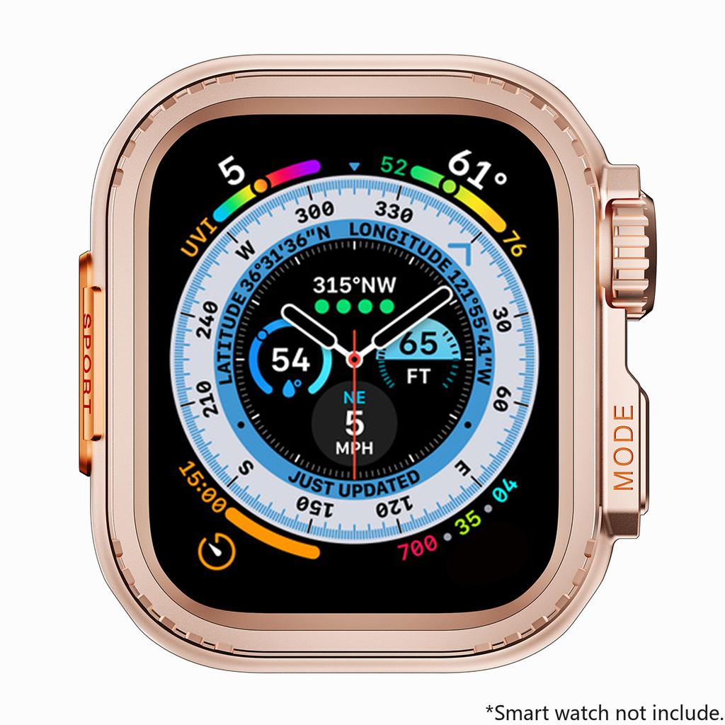 Metal Bumper Case For Apple Watch 45mm 44 Protector Frame Cover For iWatch Series 11 10 9 8 7 6 5 4 SE Change To Ultra 2 49mm