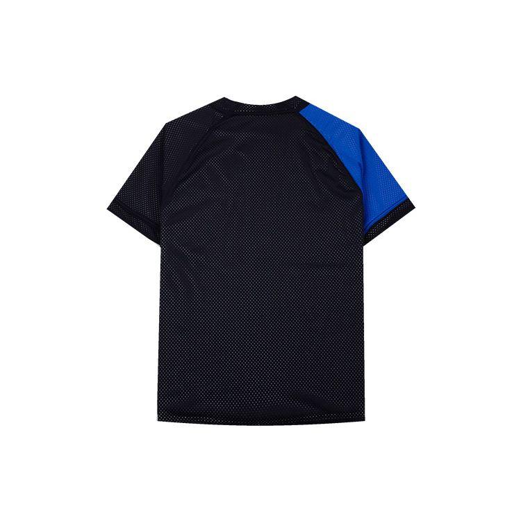 Nike Lab Nrg Fog Baseball Short Sleeve Jacket With Zipper For The Back-To-School Season Men Tops Camouflage Blue Black AV8269-010