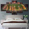 5 Pieces Canvas Wall Arts Poster Painting Sports Super Bowl 2024 Wallpaper Home Decor Picture Printing Interior Mural Artwork