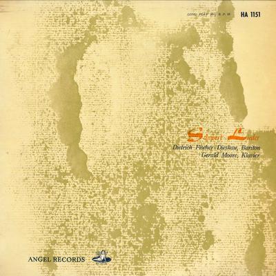 LP-plaat DIETRICH FISCHER-DIESKAU(BAR.)/GERA - Schubert Lieder HA1151 TOSHIBA Japan Klassiek Gebruikt