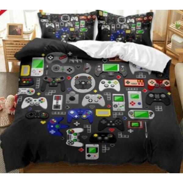 Spielekonsolen-Griff Zwei Serien Bettwäsche Dreiteiliges Eaby Heimtextil-Set
