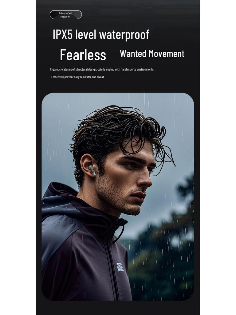 Smart TWS Bluetooth Earphones: Long Battery, Touch Control, Digital Display, Wireless In-Ear.