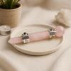 Rose Quartz Crystal Wand Hexagonal 12cm
