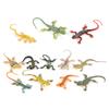 12Pcs/set Colorful Simulated Lizard Models Kids Children Animal Toys Teaching Props Tools