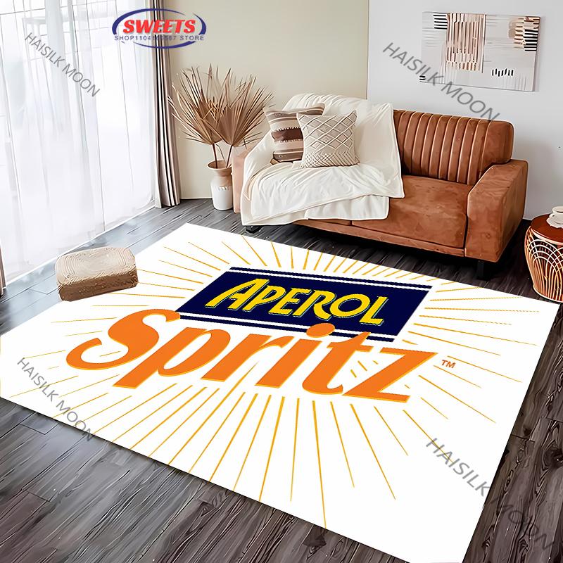 

1PC Fashion Band A-Aper0l Carpet Indoor Floor S-Spritz Mat for Bedroom Living Room Kids Room, Office Large Area Decorative Rug 40x60cm